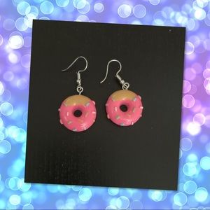 Jewelry - Pink Donut Earrings Jewelry - Pink Donut Earrings